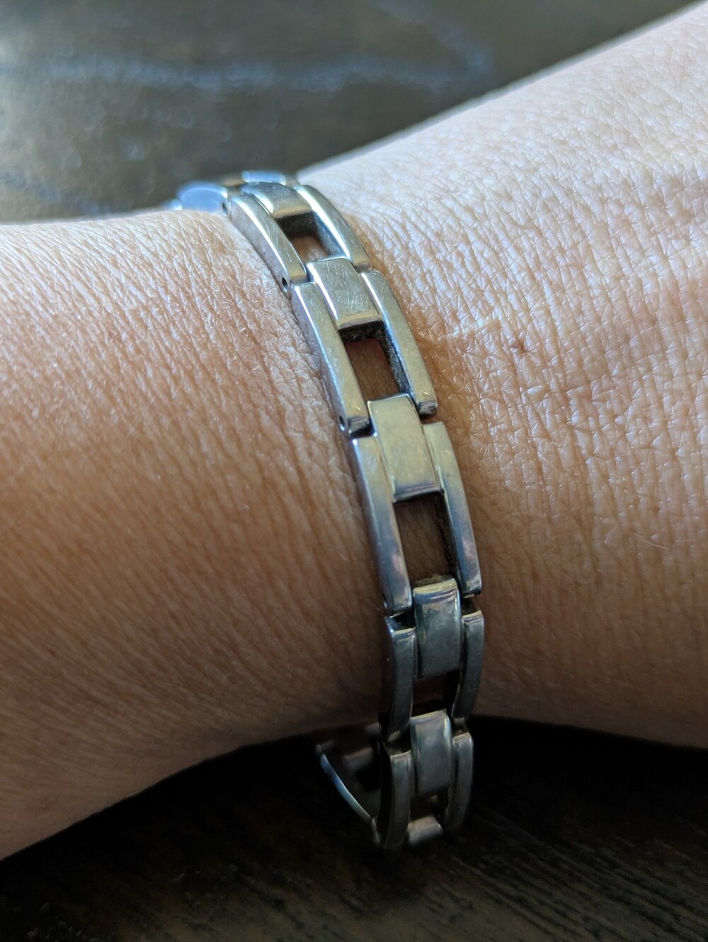 Men's Stainless Steel Bracelet - Cuban Links - 8"